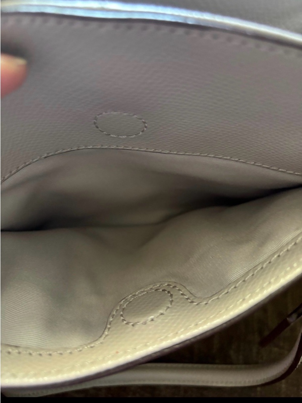 Coach Bags | Coach F34663 Minetta Chalk Cross-Grained Leather crossbody - Picture 7 of 12